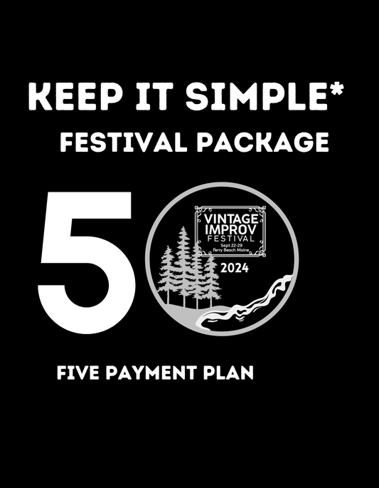 5 Installment   KEEP IT SIMPLE* Basic Festival Double Occupancy Dorm Package